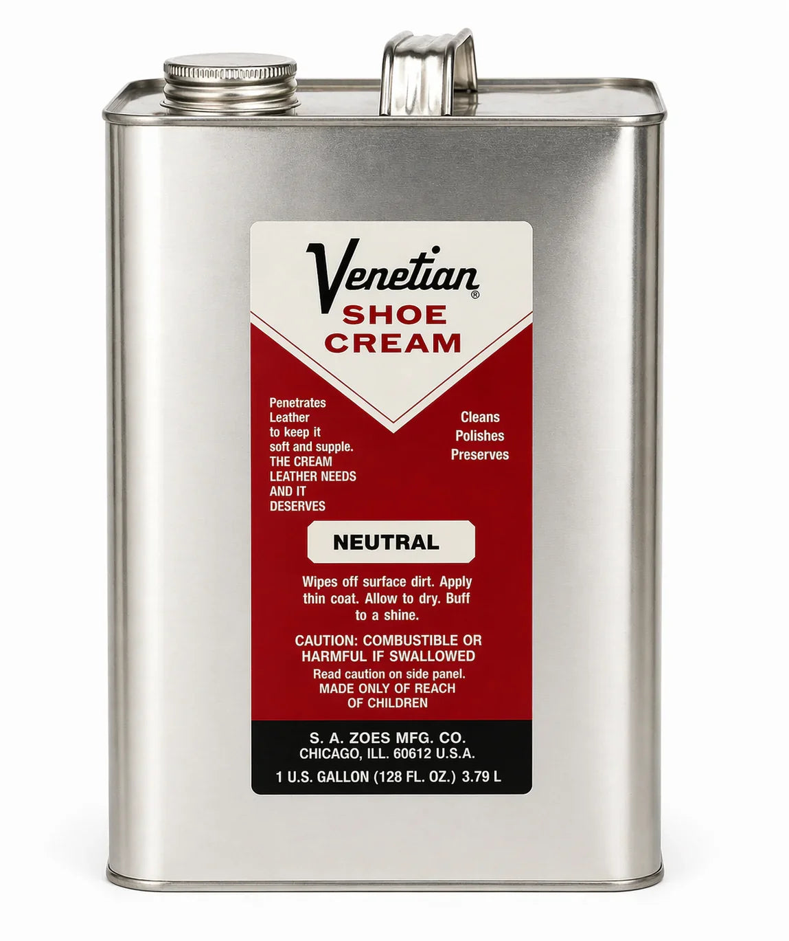 Venetian Shoe Cream – Leather Conditioner & Polish (Multiple Colors & Sizes)