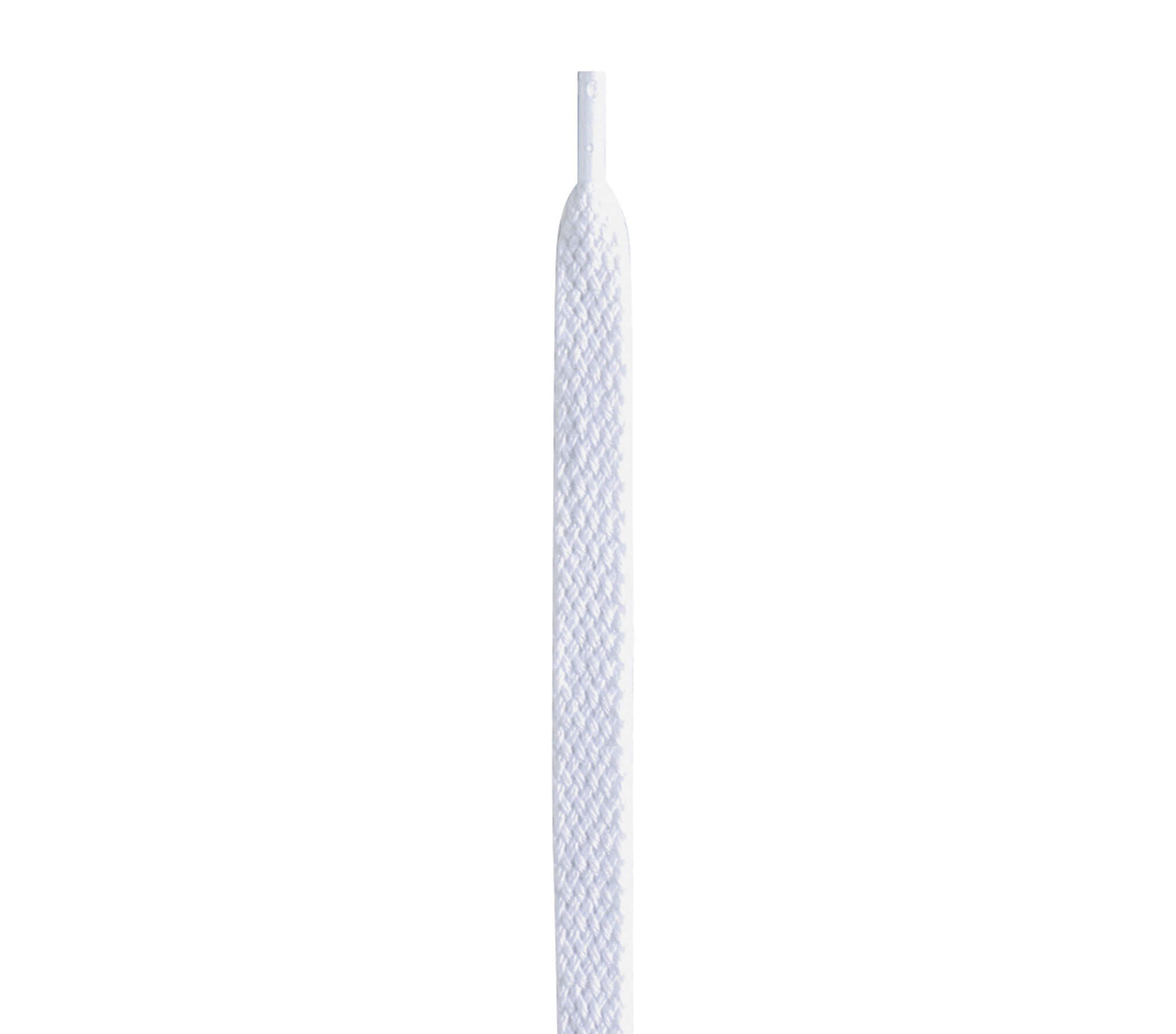 Saphir Medium Flat Laces in White