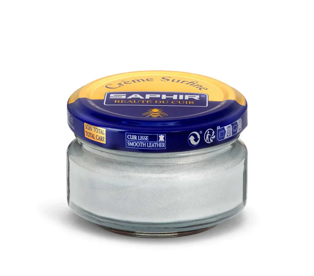 Saphir Cream Surfine Shoe Polish - Silver #24, 50ml image