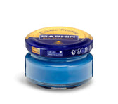 Saphir Crème Surfine blue leather care cream for smooth leather shoes and boots