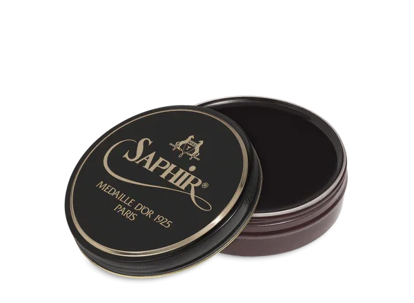 Saphir Médaille d'Or Pate De Luxe Wax Shoe Polish - 08 - Burgundy, 100ml image
