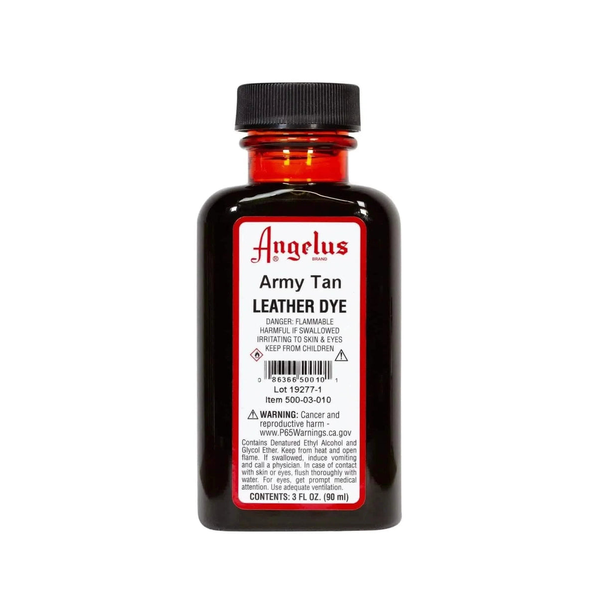 Angelus Leather Dye – Army Tan, manufacturer bottle product photo
