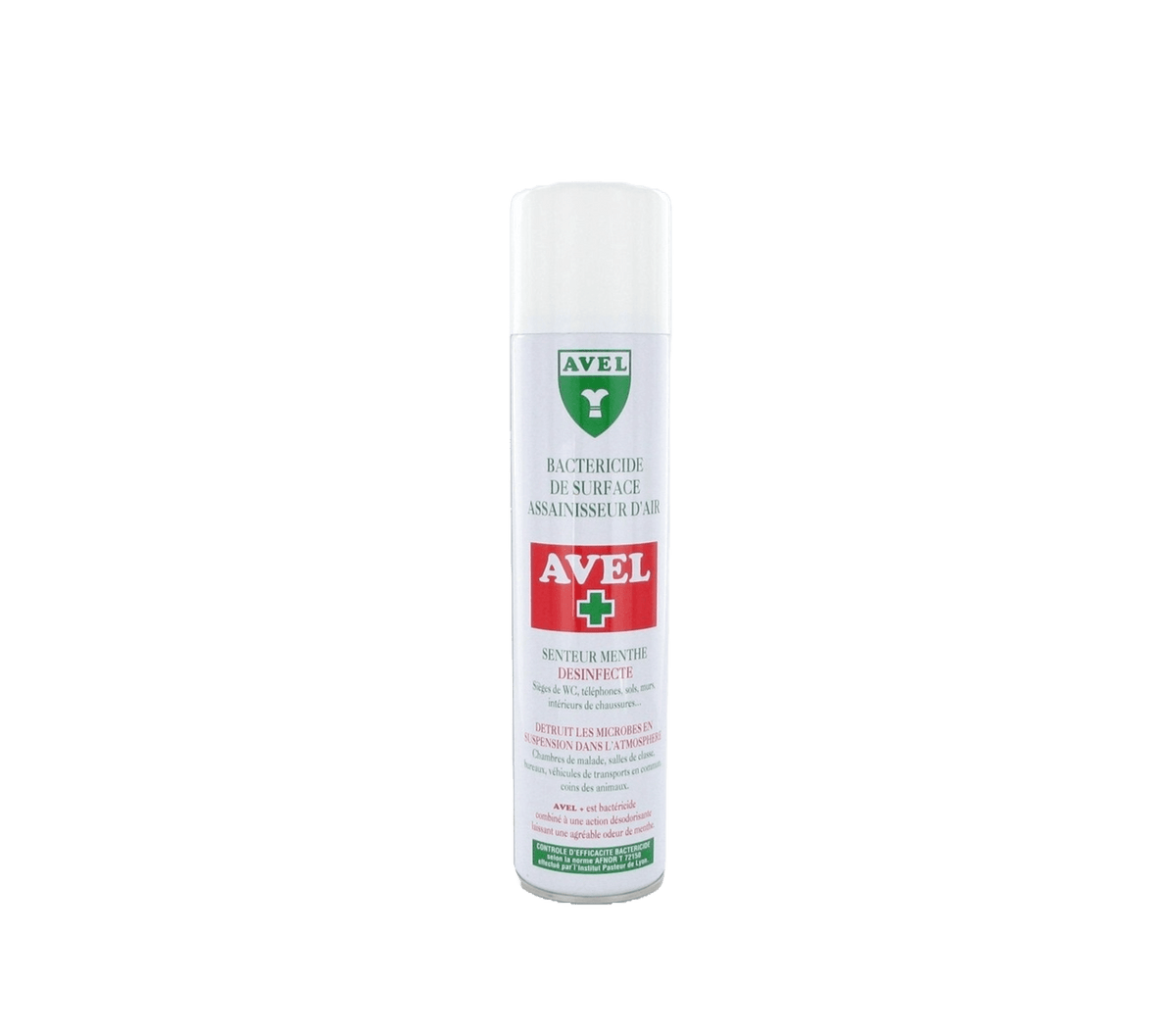 Avel Bactericide surface and air disinfectant, 400 ml aerosol with white cap