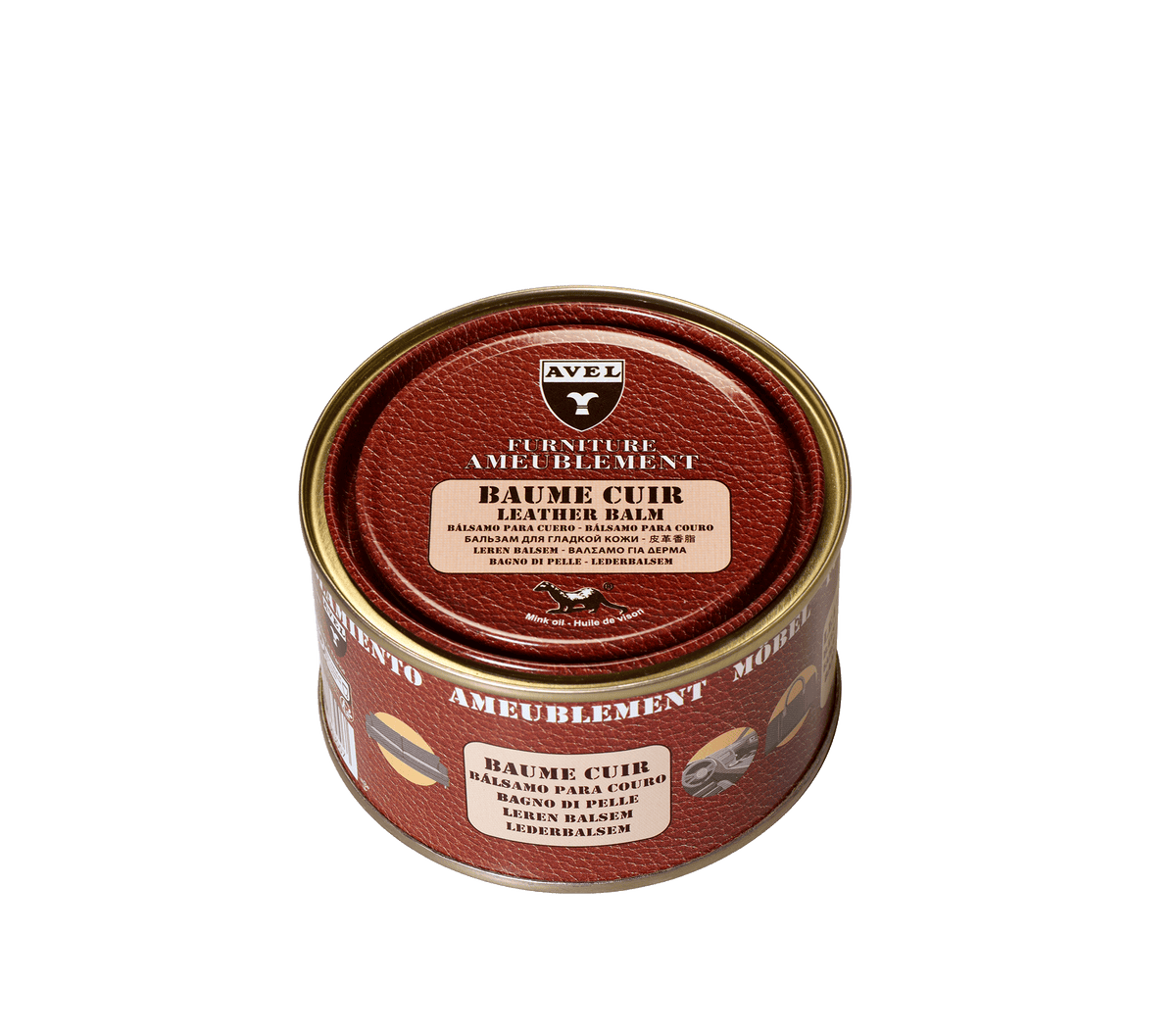 Avel Renovating Balm Paste in a round metal tin