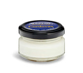 Saphir Cordovan shoe cream in glass jar with black lid, for leather shoe care and conditioning