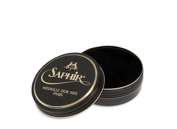 Saphir Médaille d'Or Pate De Luxe Wax Shoe Polish - 05 - Dark Brown, 50ml image
