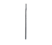 Black braided shoelace for leather shoes and boots, durable replacement lace for footwear repair