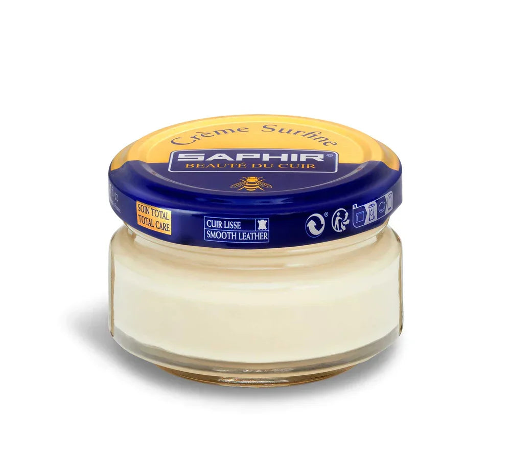 Saphir Cream Surfine Shoe Polish - Ivory #45, 50ml image