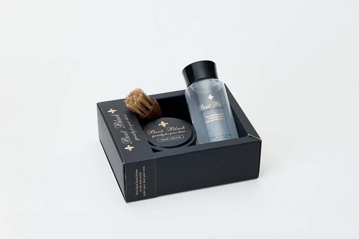 Boot Black Gin & Tonic Shoe Care Gift Set on a white background