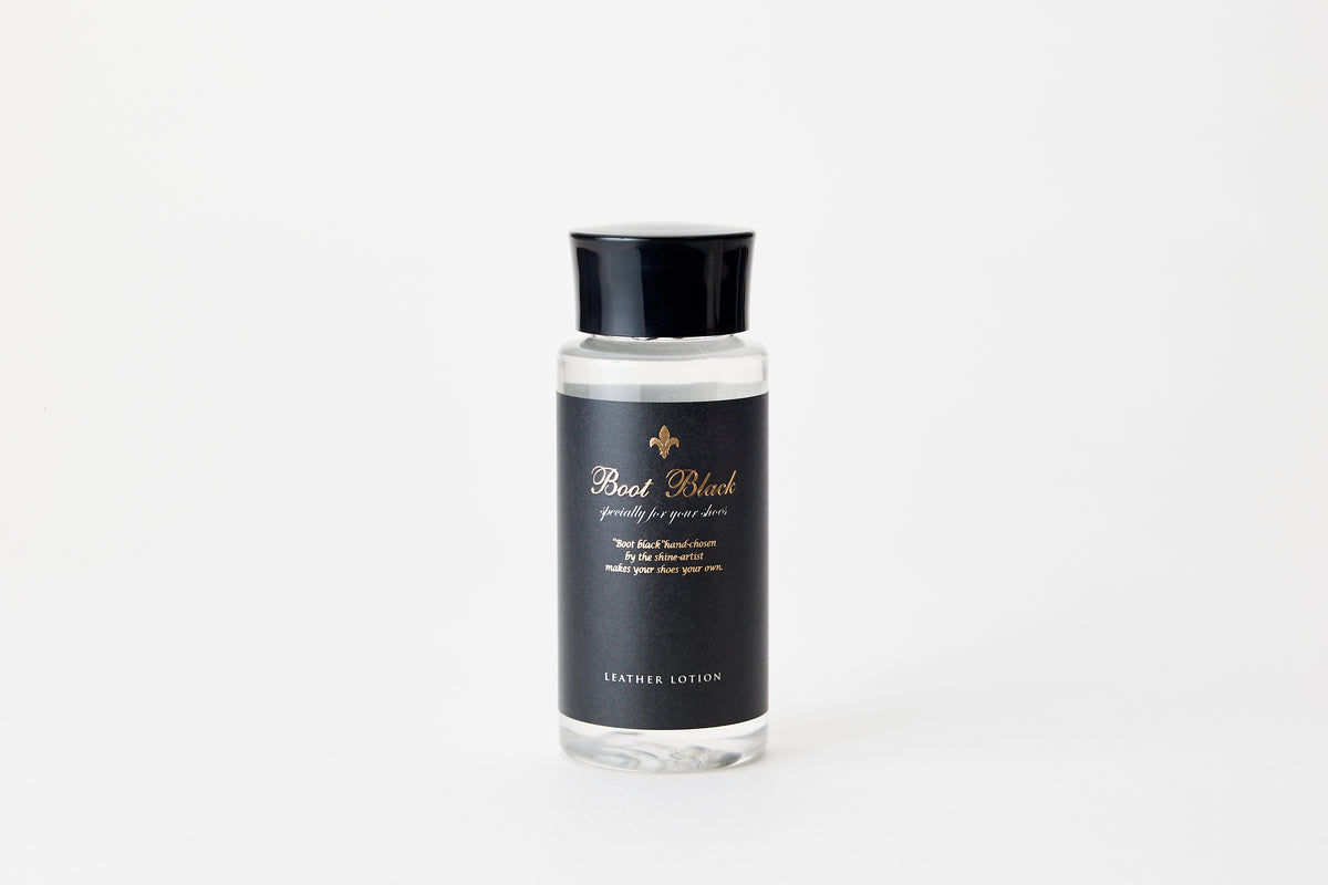 Boot Black Leather Lotion 100 ml product photograph