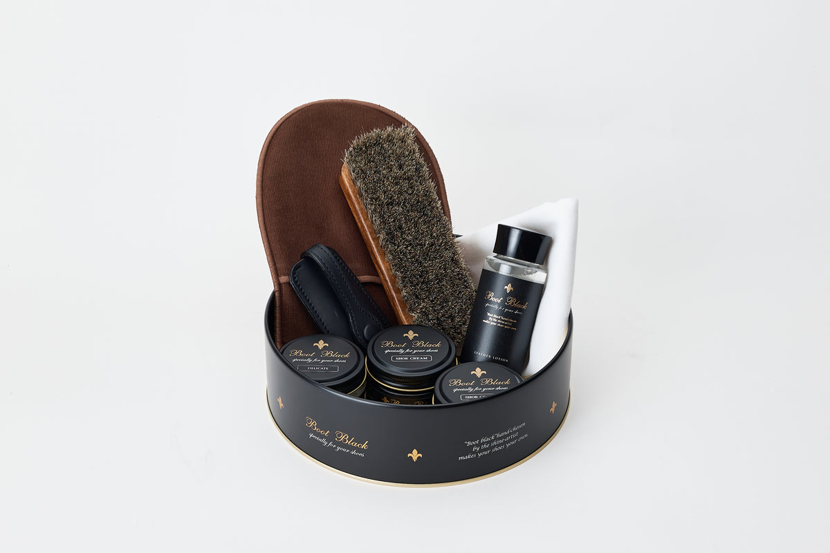 Boot Black Redeye Shoe Care Gift Set on a white background
