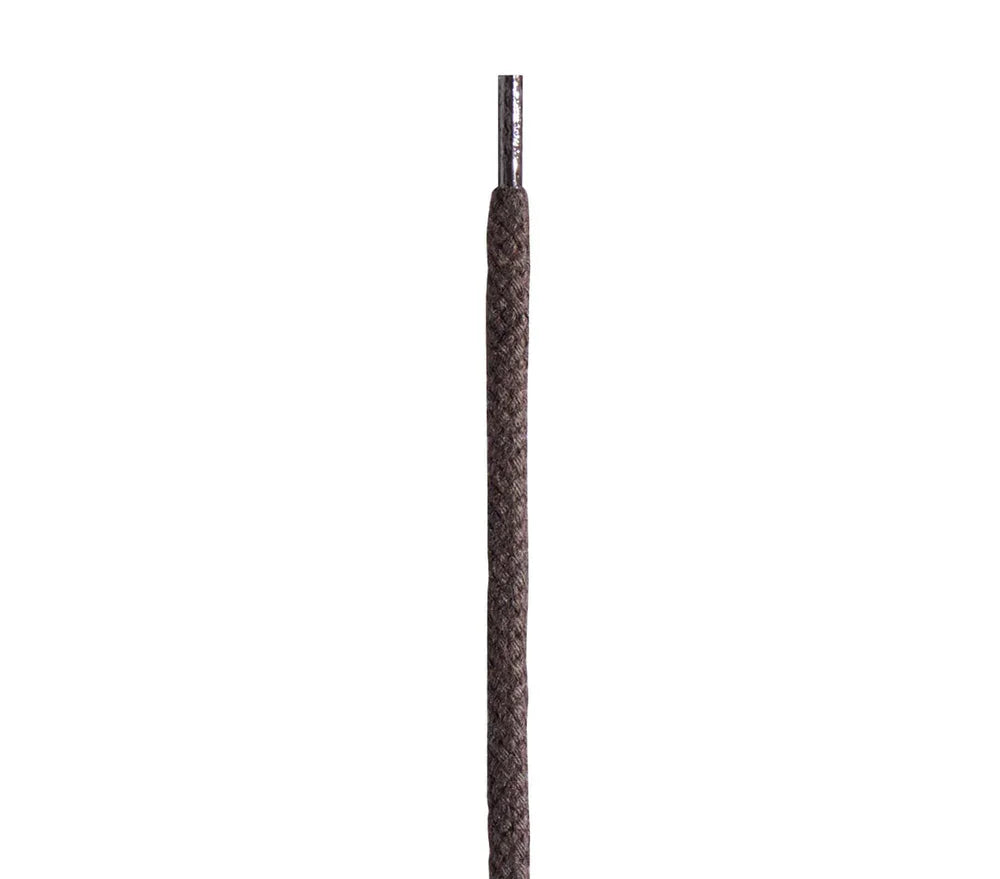Saphir Thin Braided Shoe Laces - 45cm /18", 05 - Dark Brown image