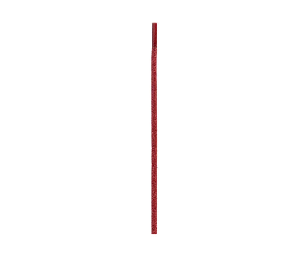 Saphir Thin Round Waxed Shoe Laces - 11 - Red, 90cm/36" image