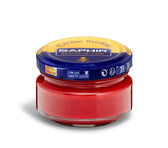 Saphir Crème Surfine red leather care cream for smooth leather shoes and boots