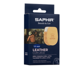 Saphir 10mm leather heel cushion with cork and latex, vegetal tan sheepskin for shoe repair and care