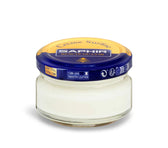 Saphir Crème Surfine leather balm for smooth leather care and conditioning