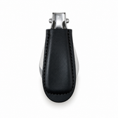Columbus Buttero folding shoehorn in Black, folded view