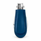 Columbus Buttero folding shoehorn in Blue, folded view