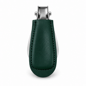 Columbus Buttero folding shoehorn in Green, folded view