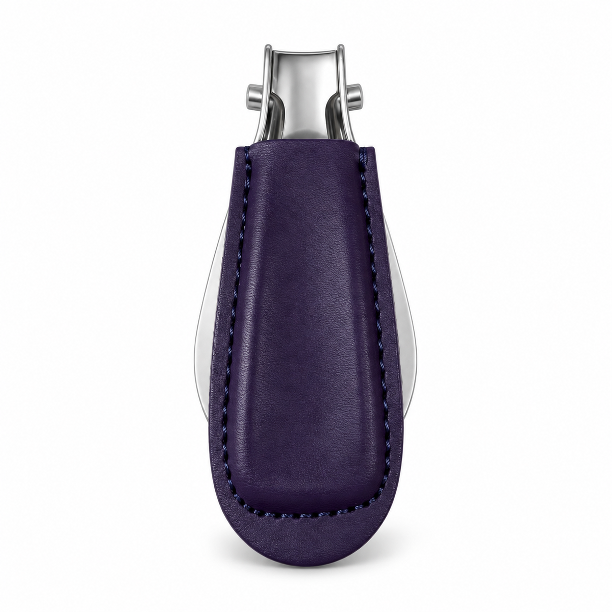 Columbus Buttero folding shoehorn in Purple, folded view