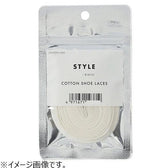 Columbus Sneaker Care Cotton Shoelaces, White, 120 cm