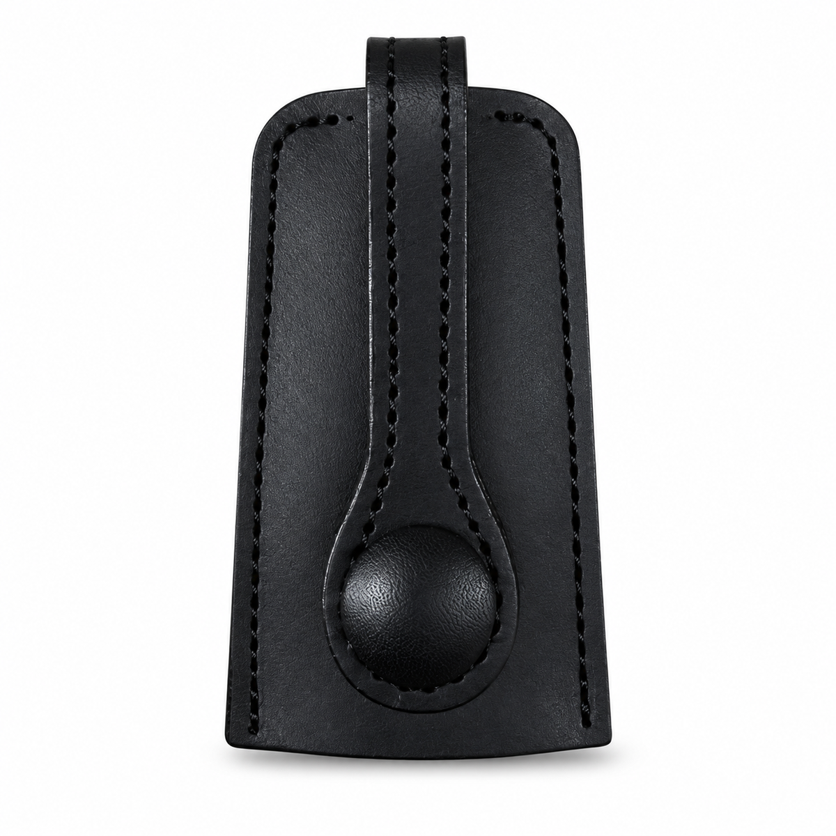 Columbus sliding leather shoehorn black closed view