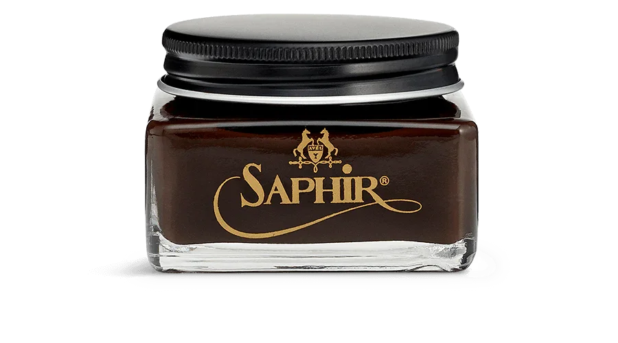 Saphir Médaille d'Or Creme 1925 Shoe Polish - 34 - Tobacco Brown, 75ml image
