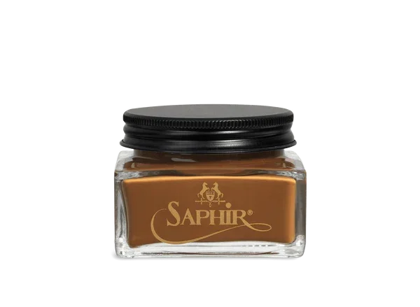 Saphir Médaille d'Or Oiled Shoe Leather Cream - 37 - Medium Brown image