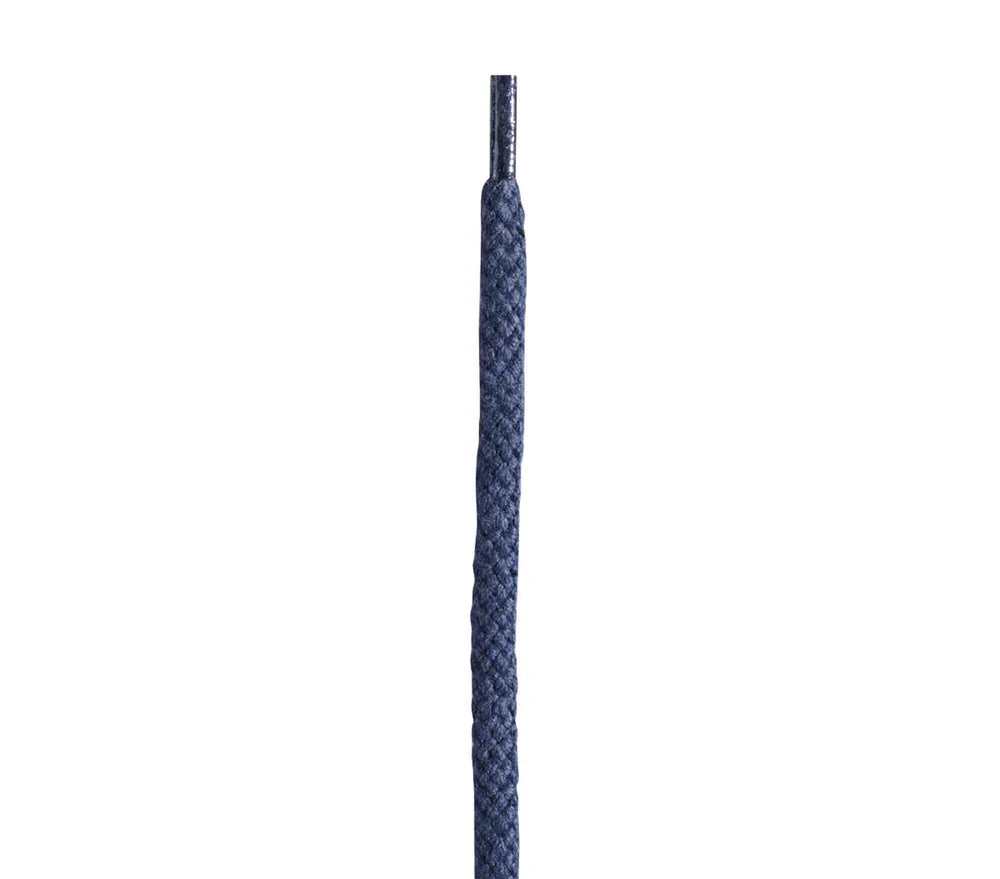 Saphir Thin Braided Shoe Laces - 120cm/48", 06 - Navy Blue image