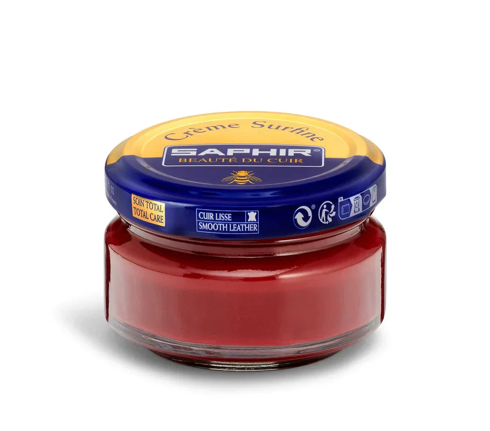 Saphir Cream Surfine Shoe Polish - Campari #86, 50ml image