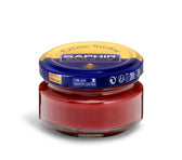 Saphir Crème Surfine red leather care cream for smooth leather shoes and boots