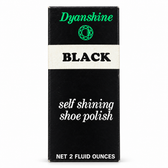 Dyanshine Self-Shining Shoe Polish, Black, 2 fl oz – front packaging
