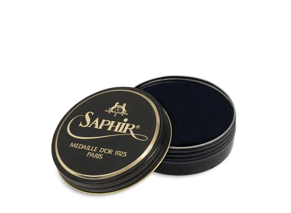 Saphir Médaille d'Or Pate De Luxe Wax Shoe Polish - 14 - Gray, 50ml image