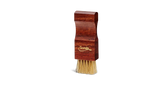Saphir shoe brush with wooden handle and natural bristles for leather care and polishing