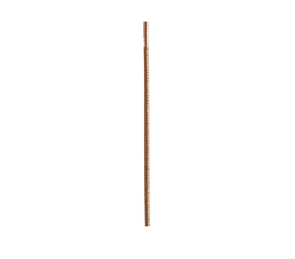 Saphir Thin Round Waxed Shoe Laces - 03 - Light Brown, 75cm/30" image