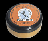 Saphir Etalon Noir leather saddle soap for cleaning and conditioning shoes, boots, and leather goods