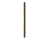 Dark brown leather conditioning bar for shoe and boot care