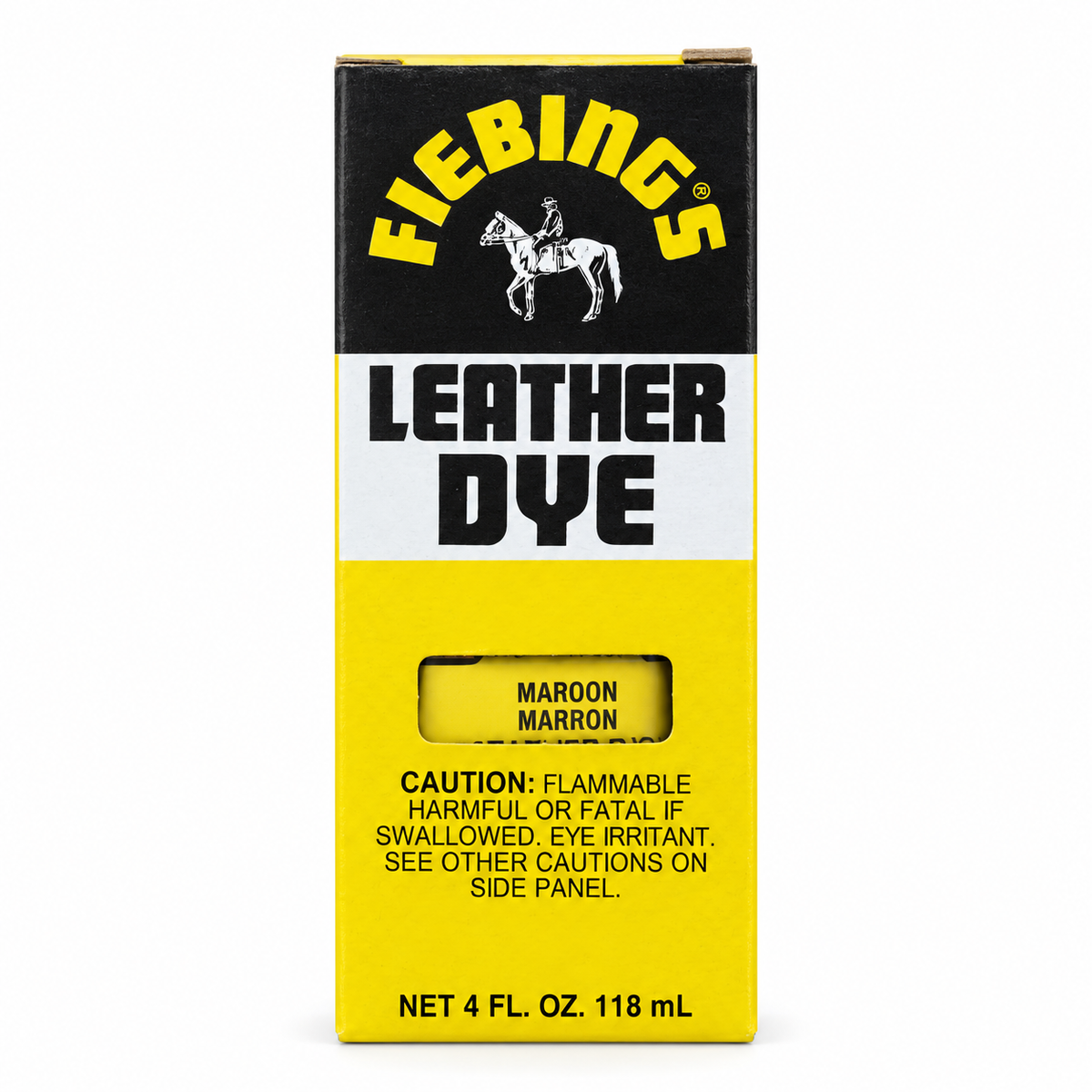 Fiebing's Leather Dye, Maroon, 118 mL / 4 fl oz