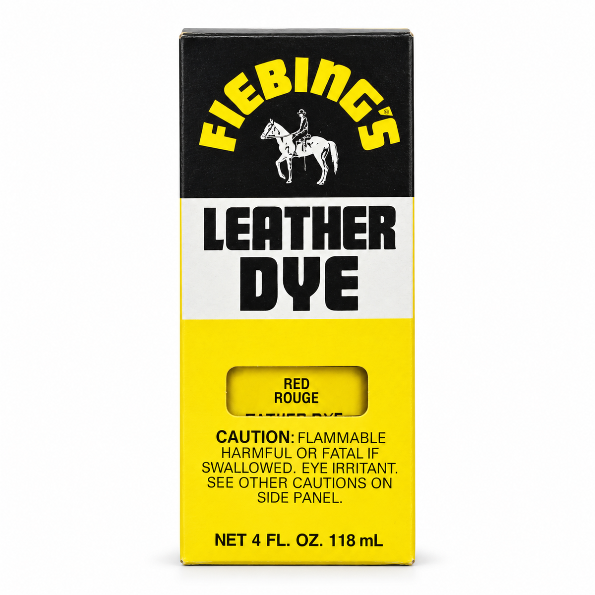 Fiebing's Leather Dye, Red, 118 mL / 4 fl oz
