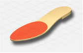 Pedag Leather 1/2 half insole positioned beneath the forefoot