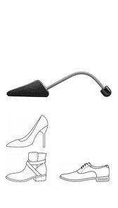 Pedag Pointed lightweight spiral shoe trees shown from above