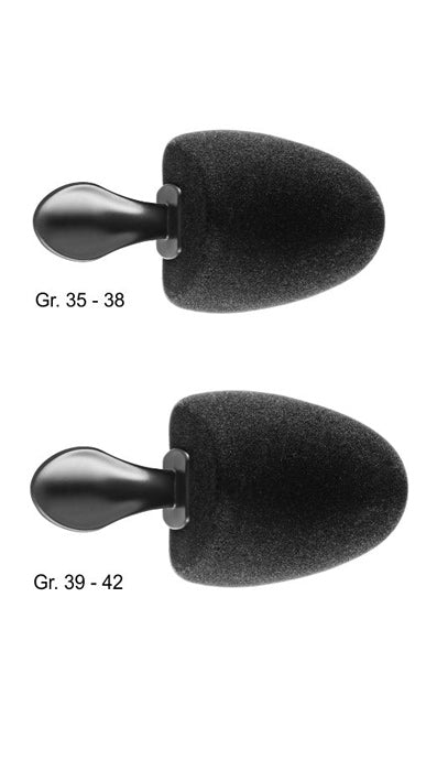 Pedag Round Sling foam shoe trees in EU size ranges 35-38 and 39-42