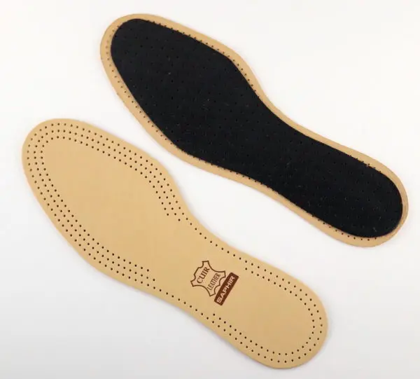 Saphir Luxury Leather on Charcoal Shoe Insoles