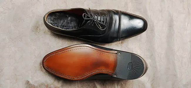 Black and brown dress shoes comparison